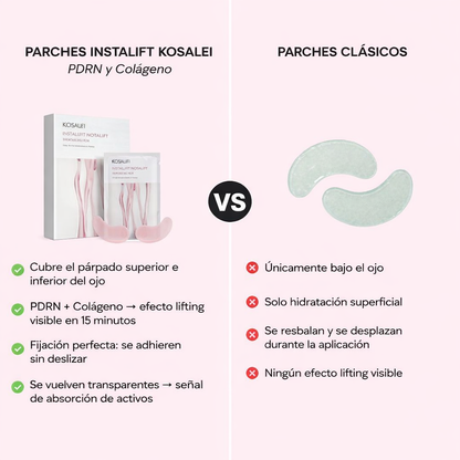 Parches oculares InstaLift con PDRN y colágeno