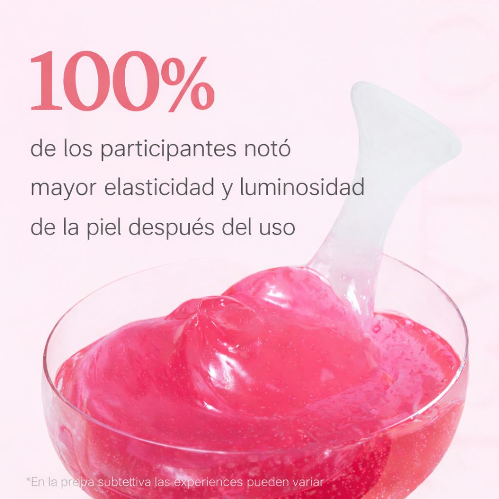 Crema de gelatina de colágeno y niacinamida
