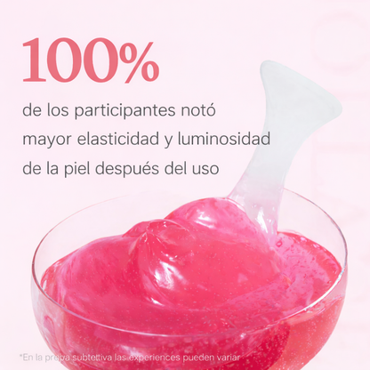 Crema de gelatina de colágeno y niacinamida