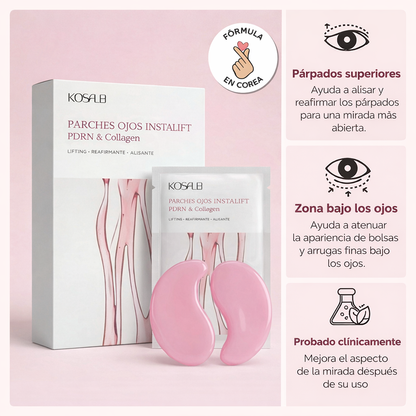 Parches oculares InstaLift con PDRN y colágeno