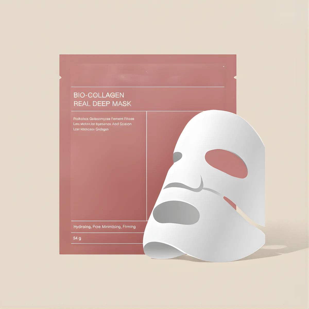 Mascarilla de colágeno 4 piezas - Hidrata y cura la piel